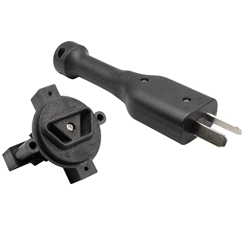 Crow Foot 2 Prong Powerwise Connector DC Plug+Rece... – Grandado