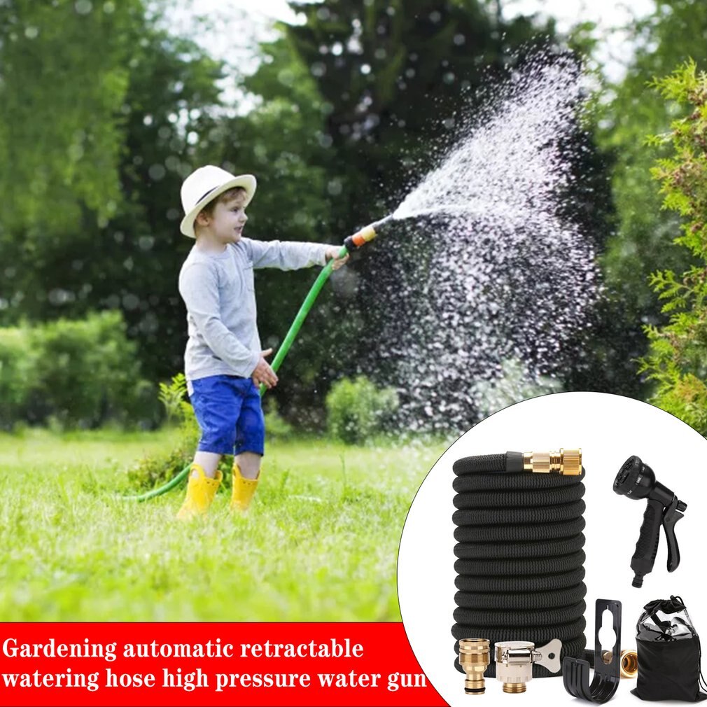 Water Sprayer Tool EU Standard Lightweight Garden Automatic Expansion And Watering Pipe With Ergonomic Handle