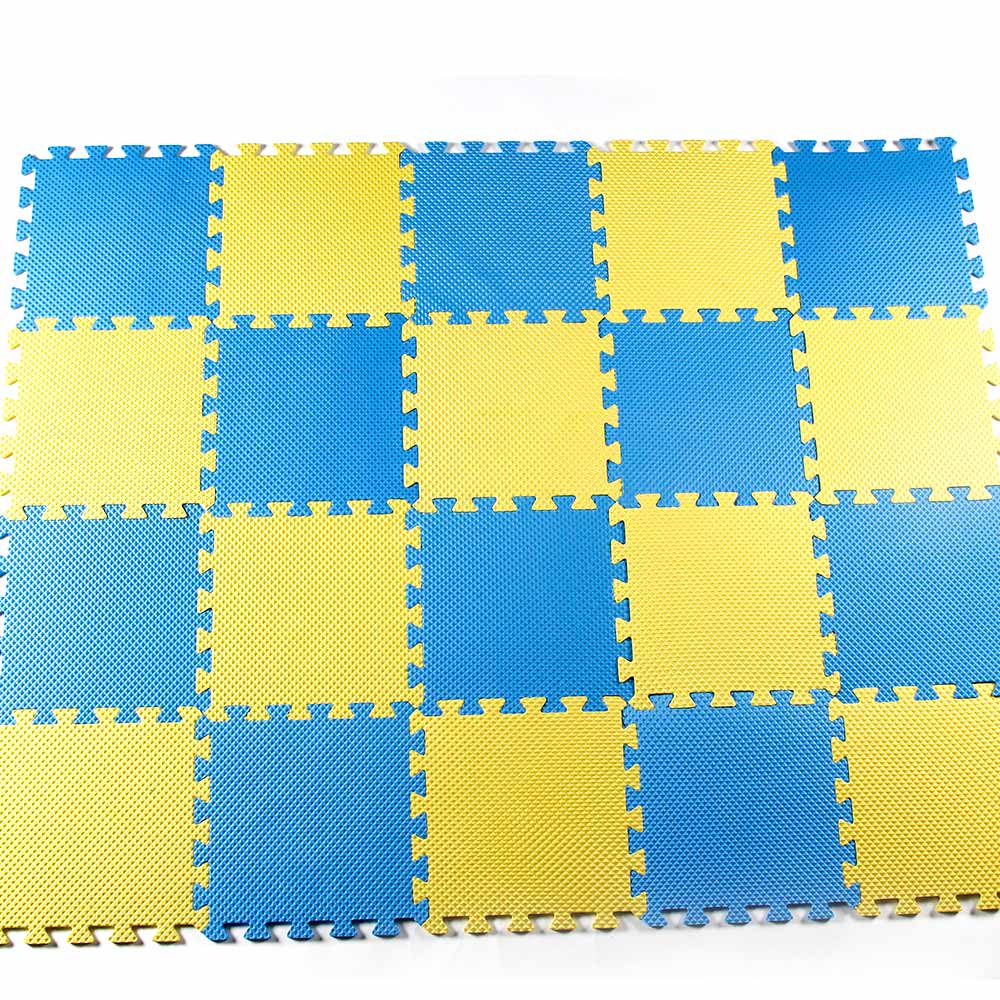 20 kpl/setti baby eva vaahtomuovi palapeli leikkimatto /lasten matot lelut matto lasten lukittava harjoituslattialaatat, kukin :29*29*0.8cm: Wj3023ab
