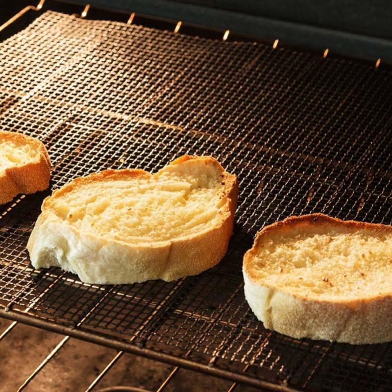Non-Stick Grid Shape BBQ Mat Cooking Grilling Sheet Liner Fish Vegetable Smoker Grill Mats Barbecue Supplies Tools Kitchen Tools
