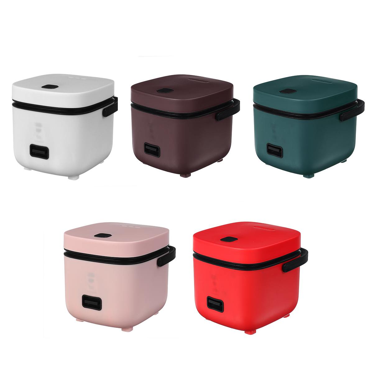 1Set 1.2L Mini Electric Rice Cooker Intelligent Automatic Household Kitchen Cooker 1-2 People Small Electric Rice Cookers
