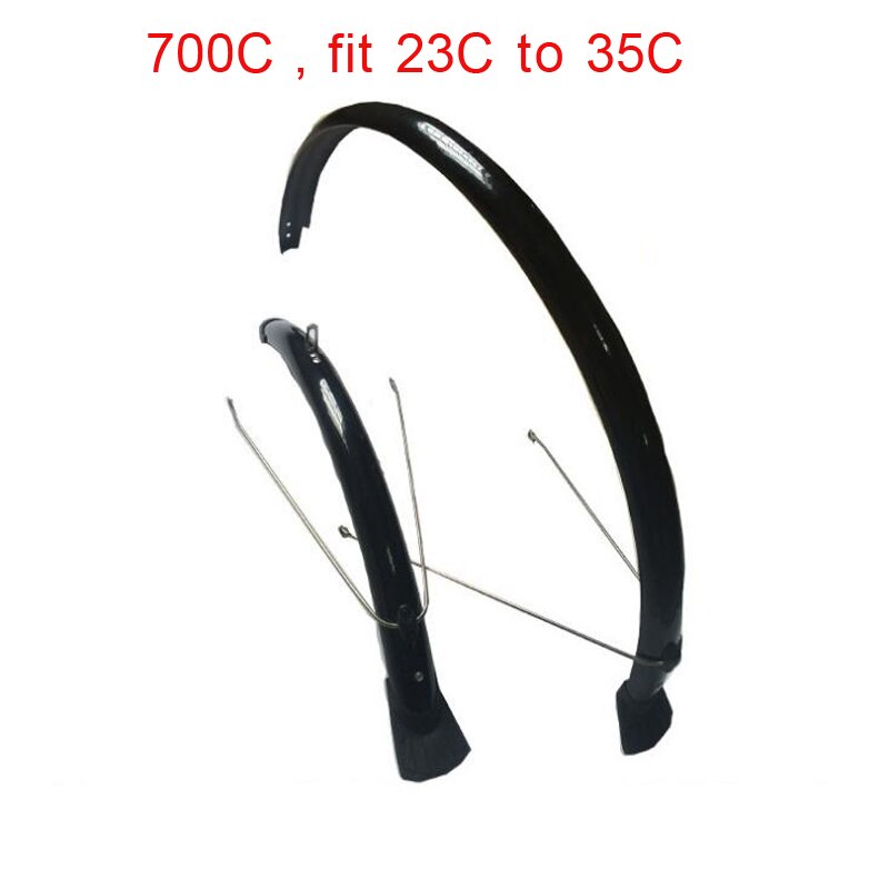 700C Racefiets Fenders 1 Paar Voor Achter Retro 27 Inches Fixie Fiets Spatborden Fietsen Onderdelen Accessoires