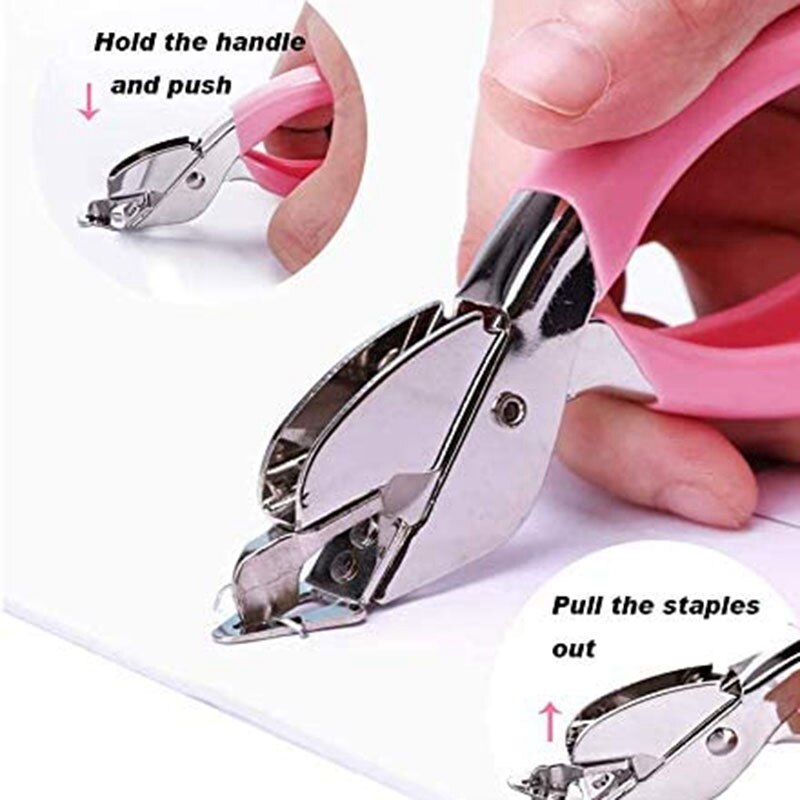 TEN-WIN 8501 Handheld Staple Remover 2 Pieces, No Damage to Paper Staple Remover, Office Staple Remover, Staple Removal Tool
