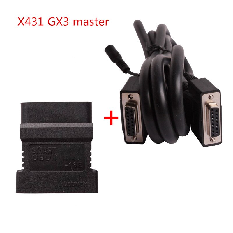 Original smart OBDII 16PIN OBD2 adapter connector plug for launch X431 GX3/MASTER IV diagnostic tool: GX3 cable  connector