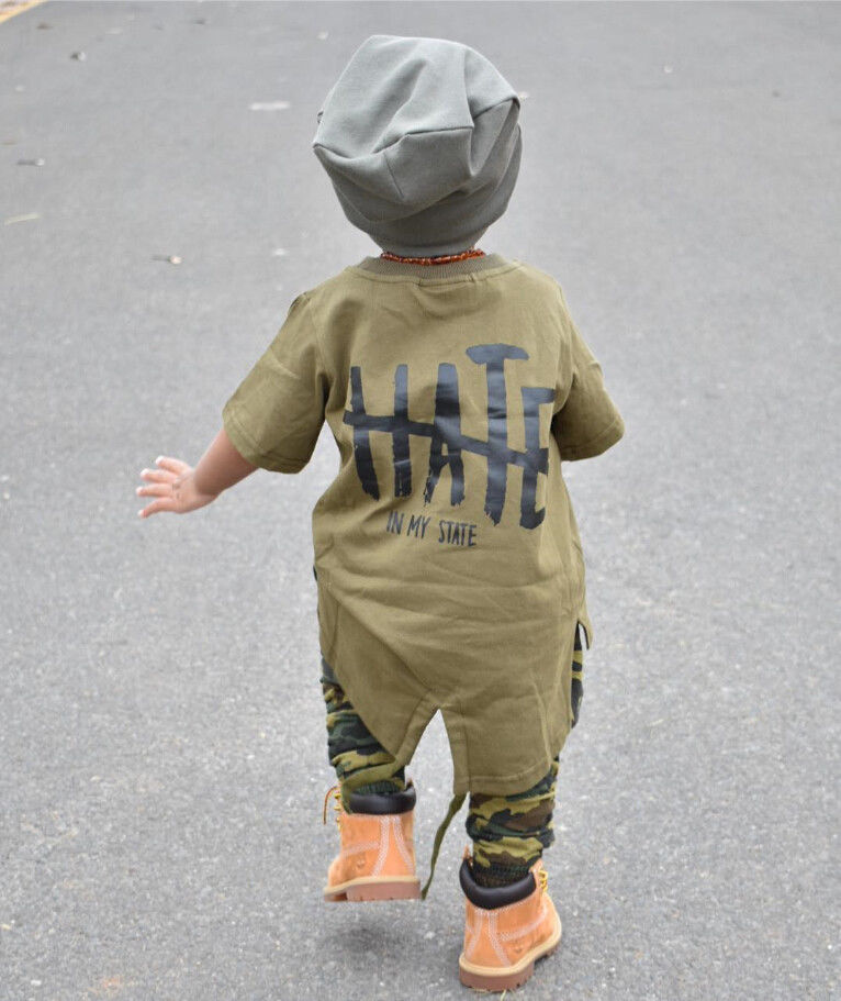 Nyfødt dreng efterår forår tøj baby dreng børn langærmede hættejakke hader hættetrøjer frakke outwear: Grøn / 6m