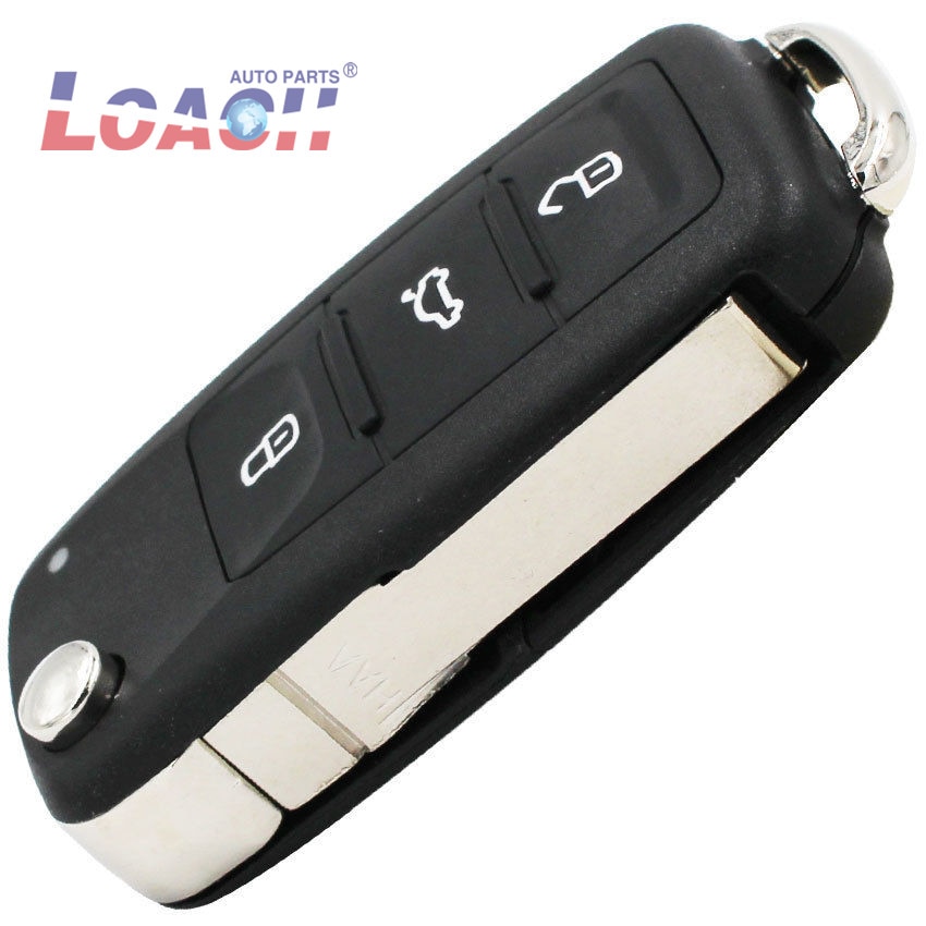 for VW VOLKSWAGEN 5K0837202AD Beetle/Caddy/Eos/Golf/Je/tta/Polo/Scirocco/T Remote Flip Key 434MHz 5K0 837 202 AD Chip