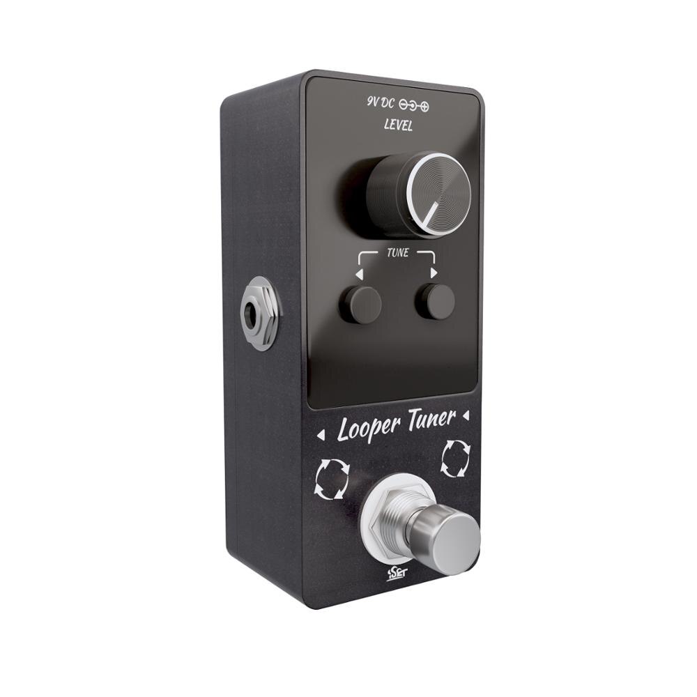 ISET LOOPER PRO Guitar Loop Effect Pedal 9 Loops Total 40 Minutes Recording Time Unlimited Overdubs Built-in Tuner LED Display
