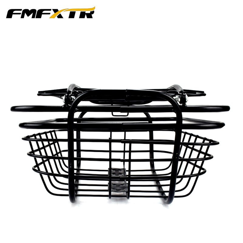Bicycle basket front mountain bike back vegetable basket students shelf folding frame hanging basket