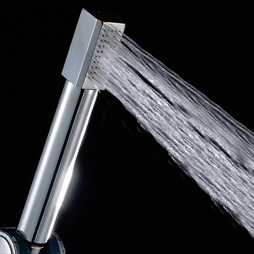 Rain Shower Head Shower Head High Pressure Modern Chrome-Plating Easy Installation Handheld Shower Head Bathroom Accessories