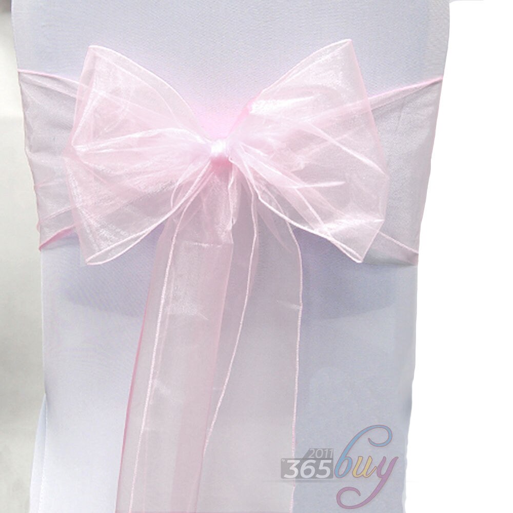 Effen Stoel Terug Garen Stoel Sjerpen Bruiloft Organza Sjerpen Terug Garen Voor Stoelen Bruiloft Stoel Decoratie Hotel Decor: 18