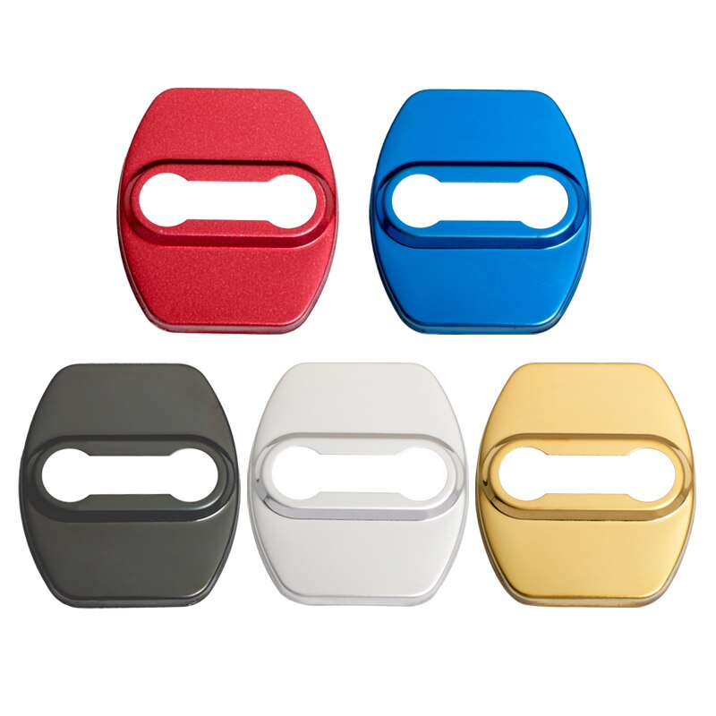 Bil styling automatisk dørlåsbeskyttelse rustfritt stål dekselveske til hyundai tucson montering av tilbehør