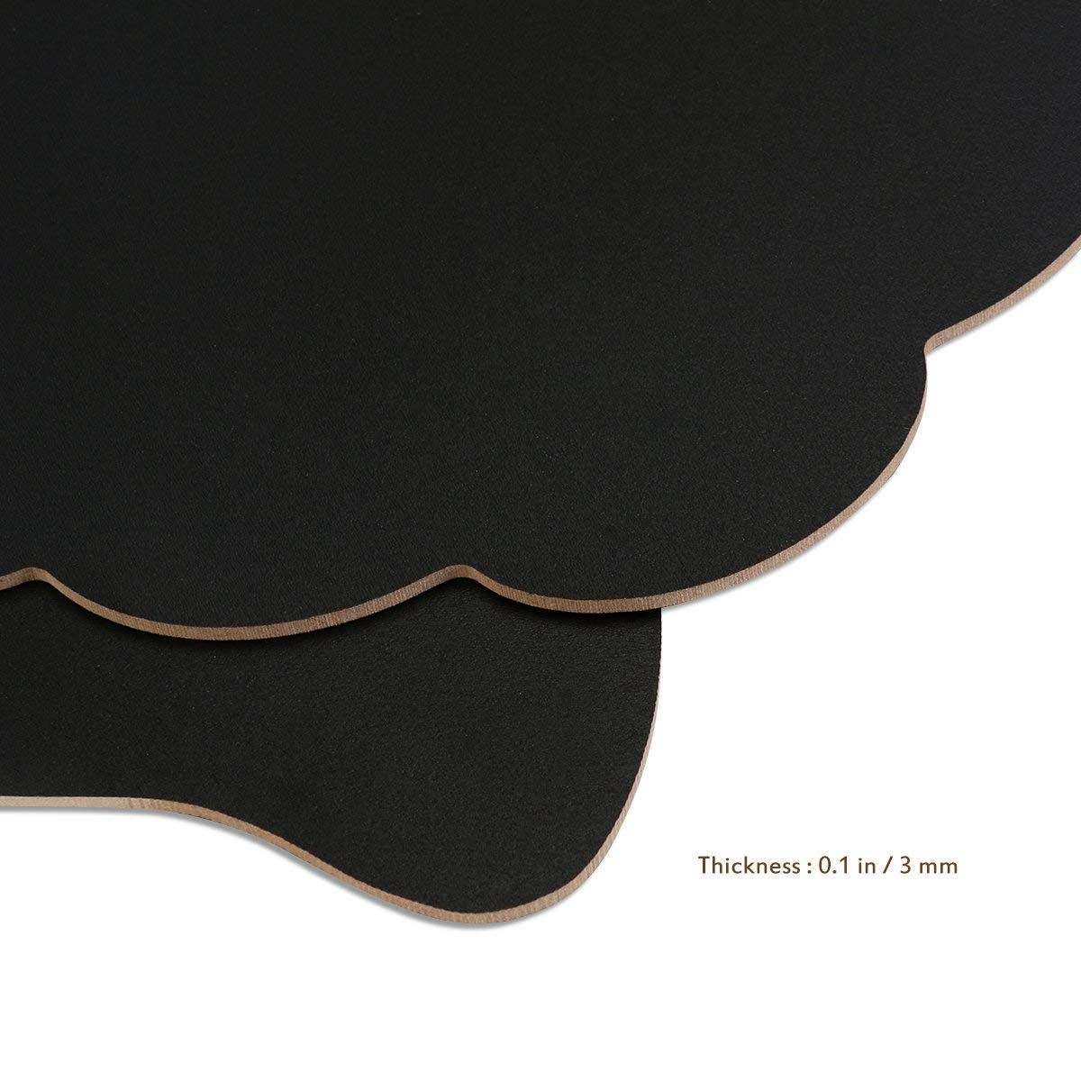 25.5*20cm Hanging Chalkboard Table Blackboard Double-Sided Sign Message Board 2 pcs for Store DIY Craft