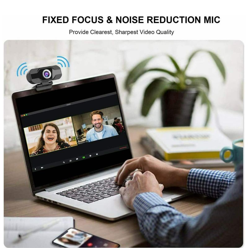 1080P HD Webcam USB PC Laptop Extenal Camera With Microphone Video Call Web Camcorders with Base Clip
