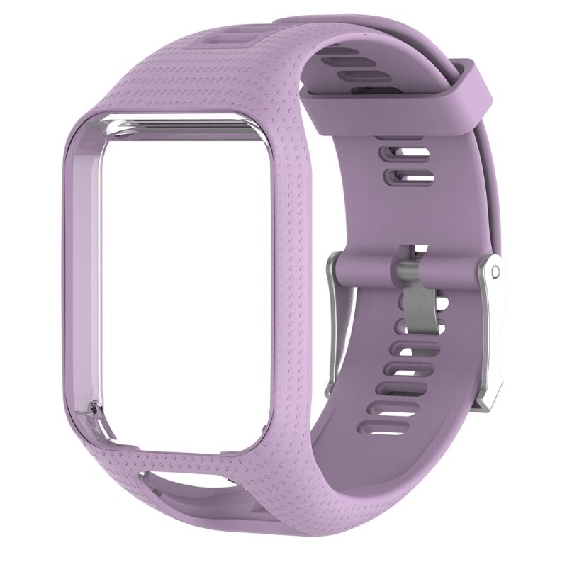 CALDO Del Silicone di Ricambio Fascia Da Polso Strap Per TomTom Runner 2 3 Spark 3 GPS Della Vigilanza: VIOLA