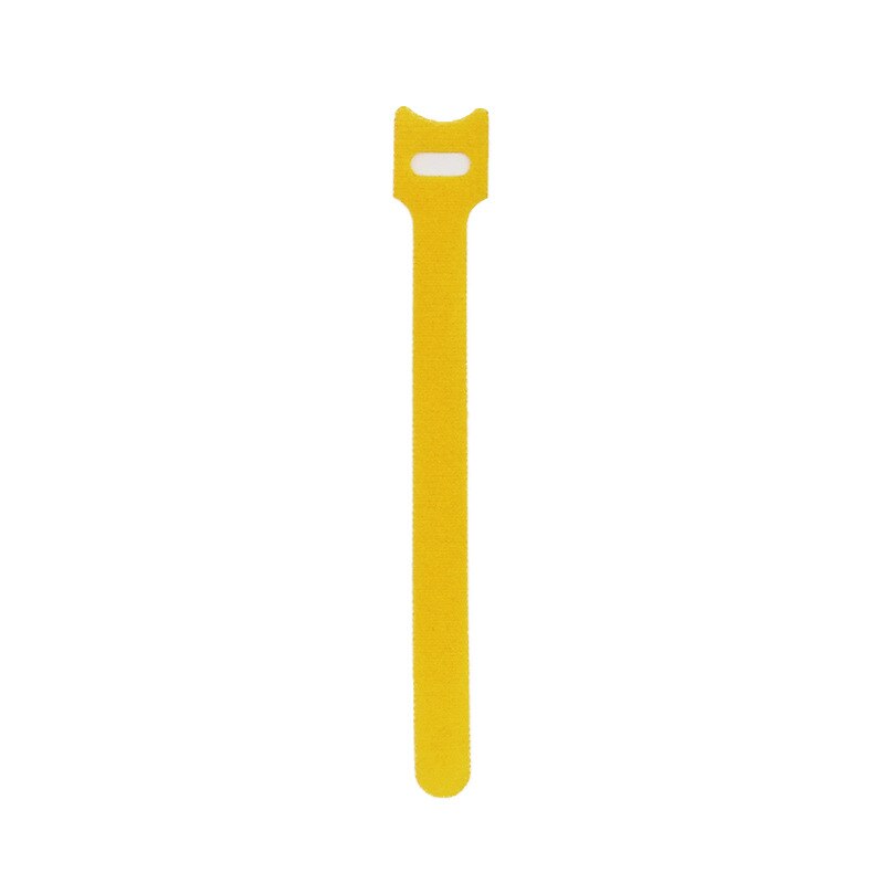 30pcs Reusable Cable Ties Cord Nylon Strap Hook Loop Tidy Organiser Tool Tidy Hook T-type Velcro Cable Tie 1.2x20cm Multi-color: Yellow