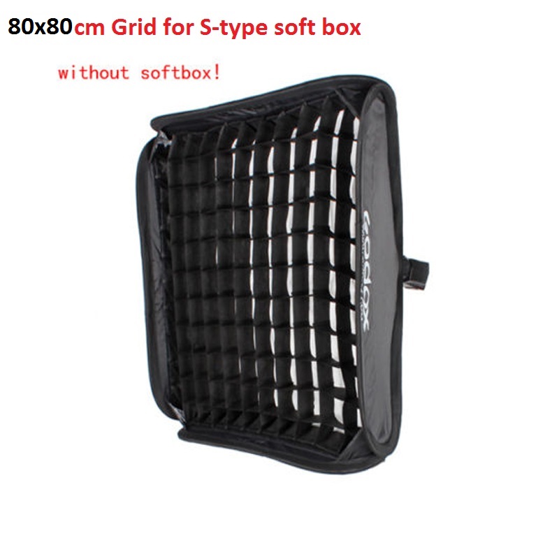 Supon 80X80Cm/32 &quot;X 32&quot; Honingraat Voor S-Type Studio Speedlite Flash softbox (80*80Cm Grid Alleen)