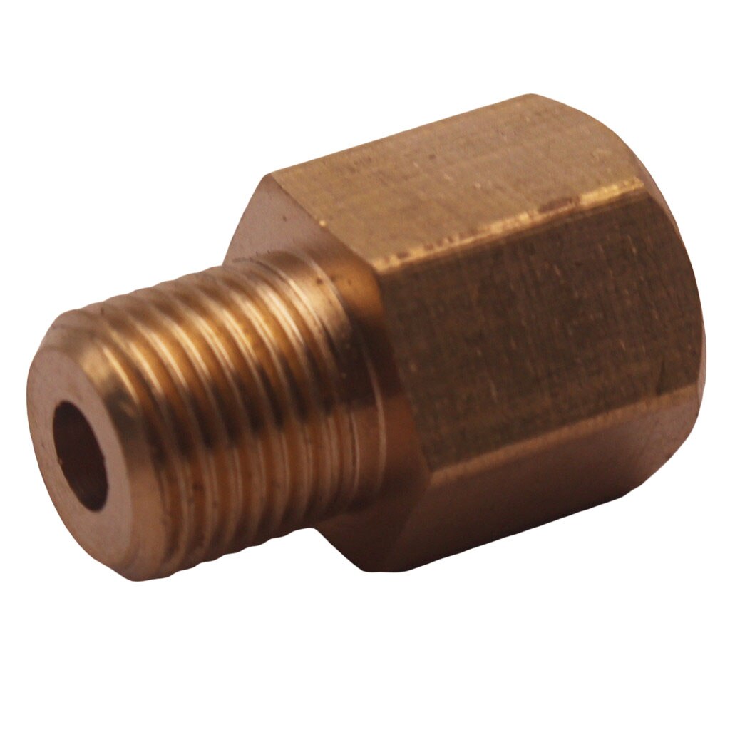1/8 NPT - M10x1.25 Gerades Ende, Buchse-Flare Hex Port Plug Adapter Fitting-Reduzieradapter Blau