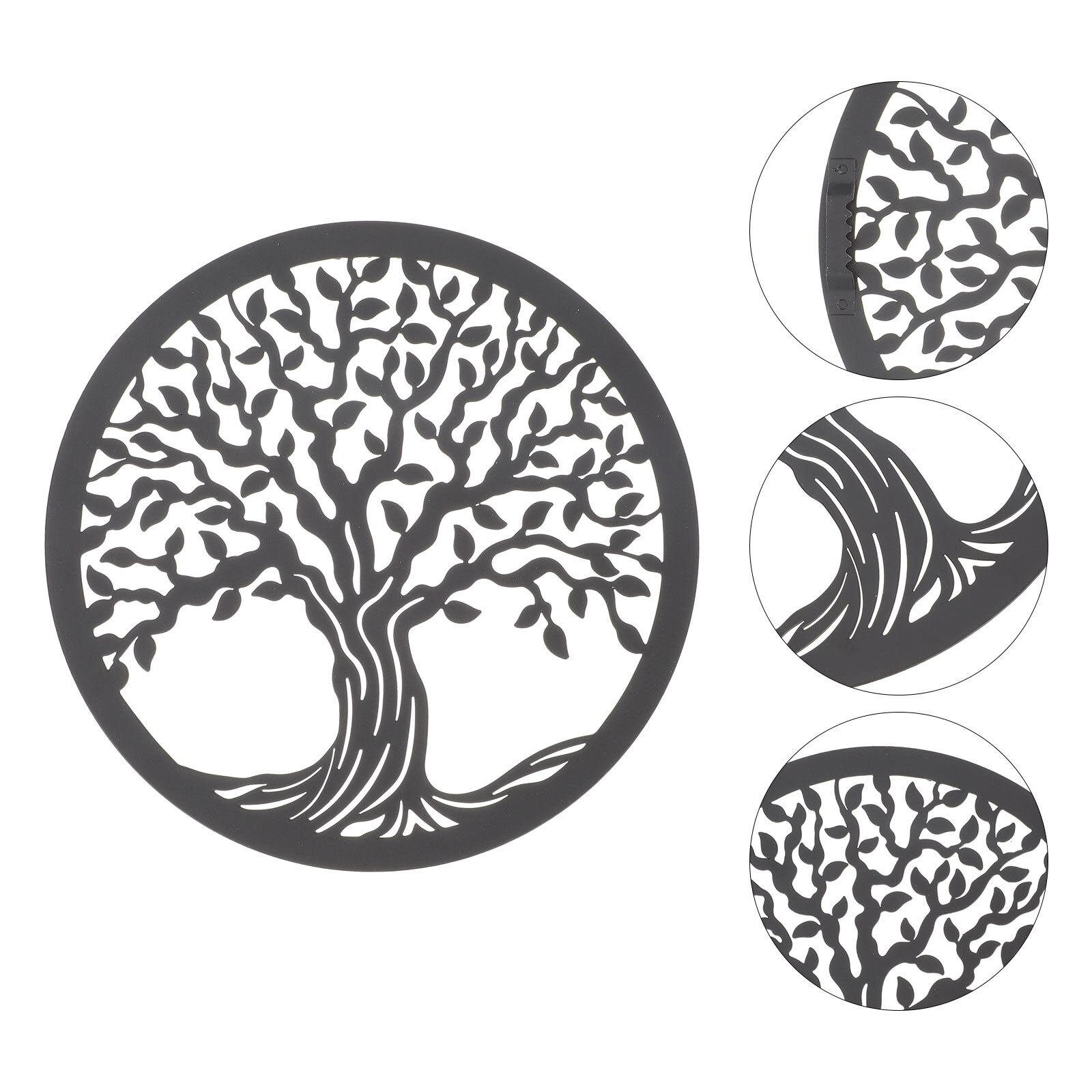 Iron Craft Wall Decor Decorative Metal Wall Ornament Home Garden Wall Pendant: Assorted Color