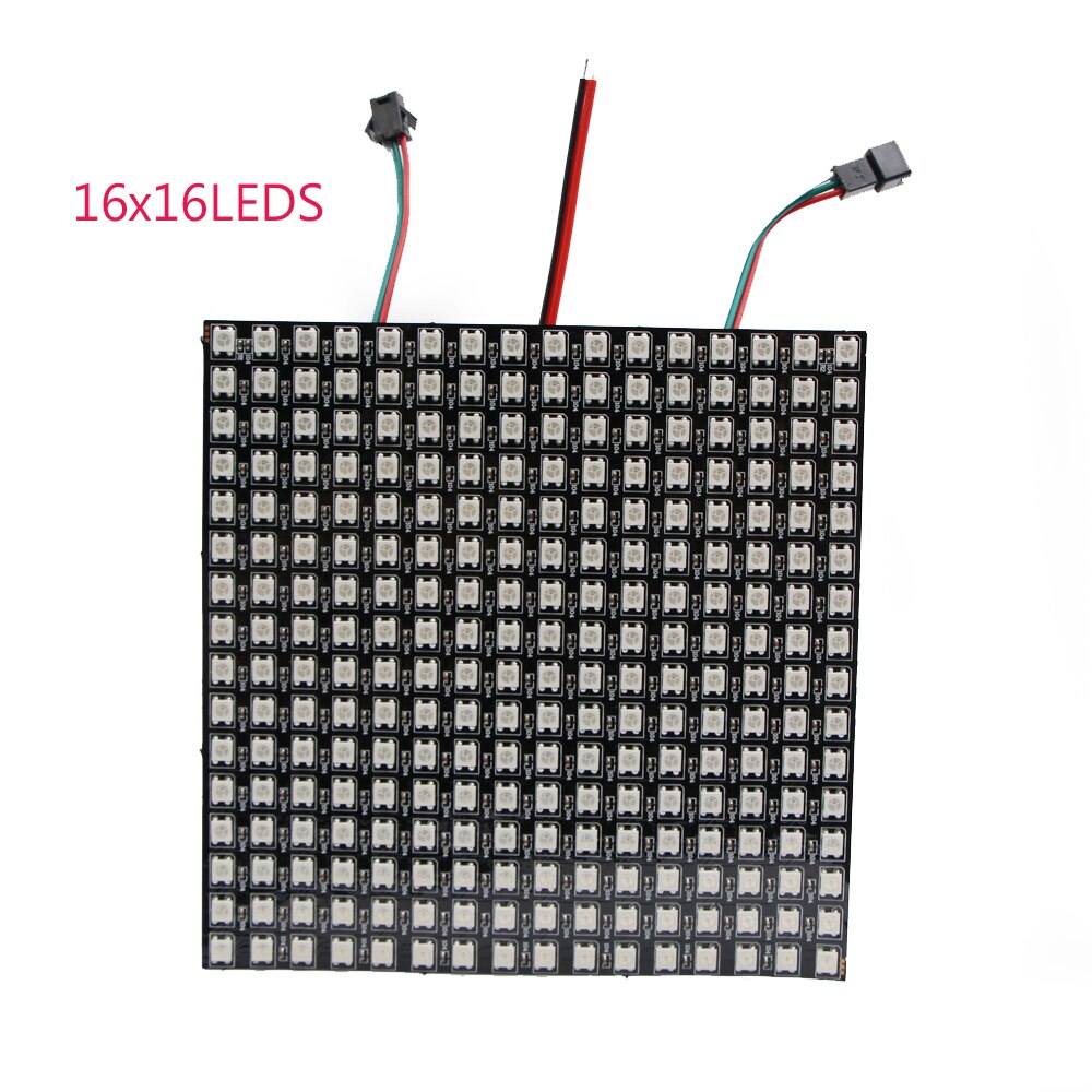 5050 Rgb Matrix Led Pixel Module Licht Digitale Flexibele Panel Individueel Adresseerbare 5V 8*8 16*16 8*32 Pixels WS2812B WS2812: 16x16 Panel