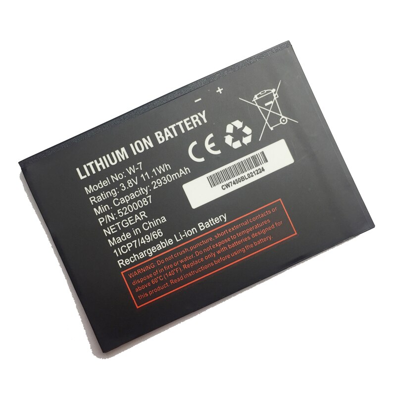 W-7 For Netgear Sierra Aircard 790S 810S W7 2900mAh Rechargeable Lithium Polymer Battery For Netgear Sierra Aircard 790S 810S W7
