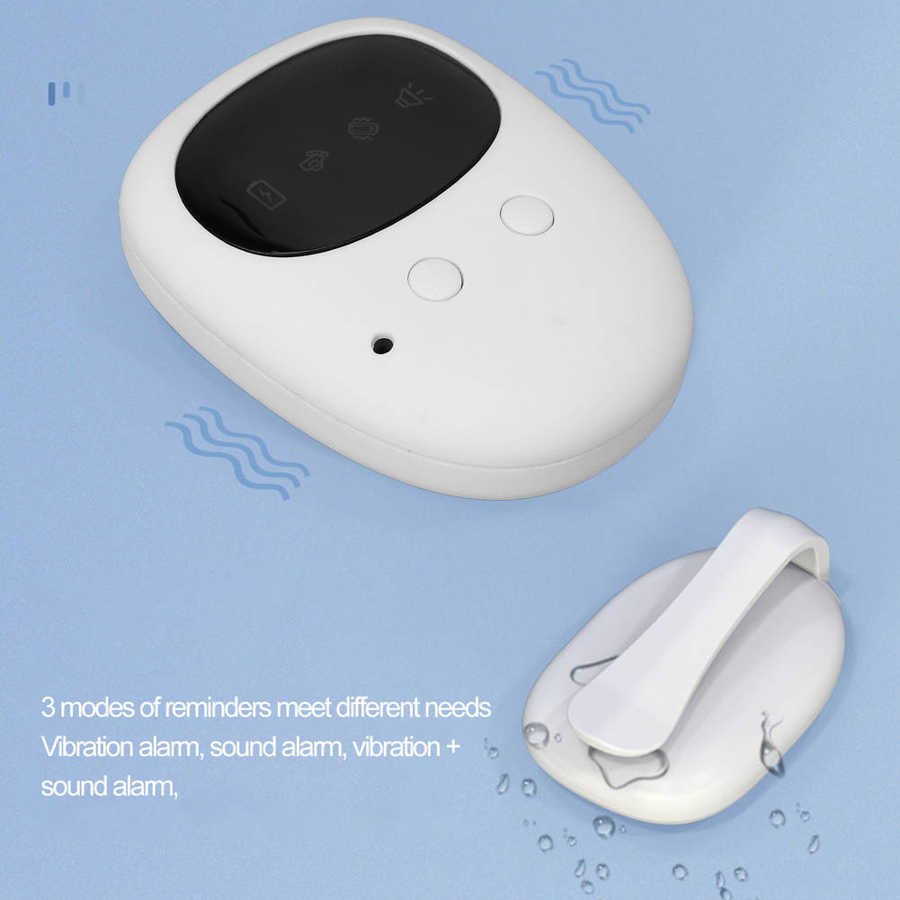 Wireless Bedwetting Alarm Pee Alarm with Receiver for Boys Grils Kids Potty Training Elder Care 30-50M Range Vibration Reminding