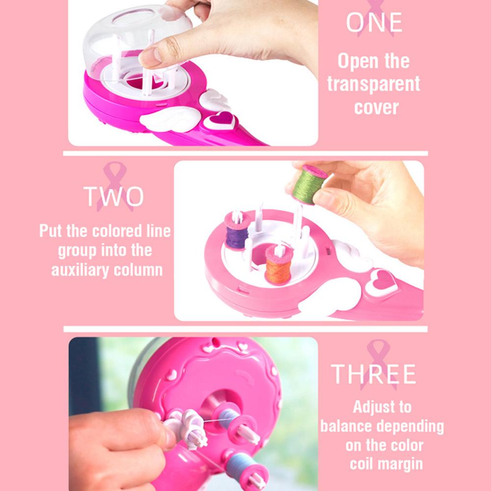 Electric Automatic Hair Braiding DIY Hairstyle Twist Braider Machine Hair braid Weave Roller Toys For Girls