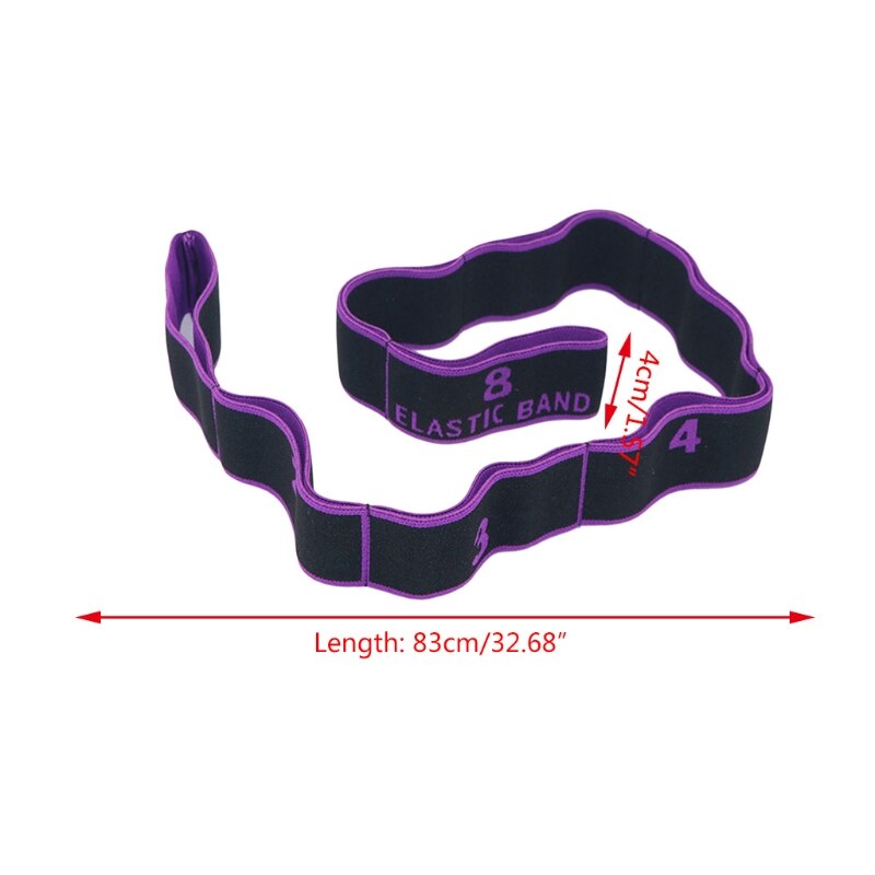 L9BD Yoga Pull Strap Belt Resistance Bands Latex Elastic Stretching Fitness Gymnastics Training Bands Home Gym Equipment