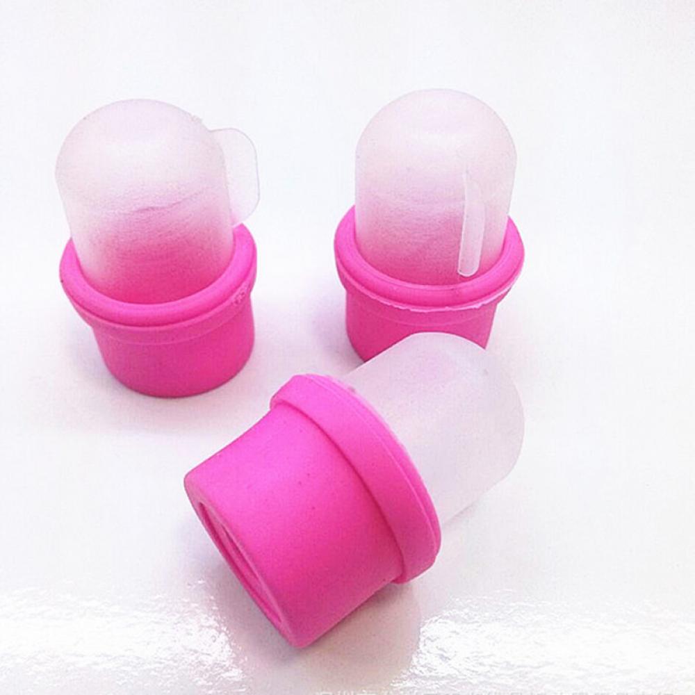 10pc Nail Art Soak Off Polish Remove Rubber Finger Cap Wearable Reusable Gel Varnish Acrylic Tip Easy Cleaning Removal Wrap Tool