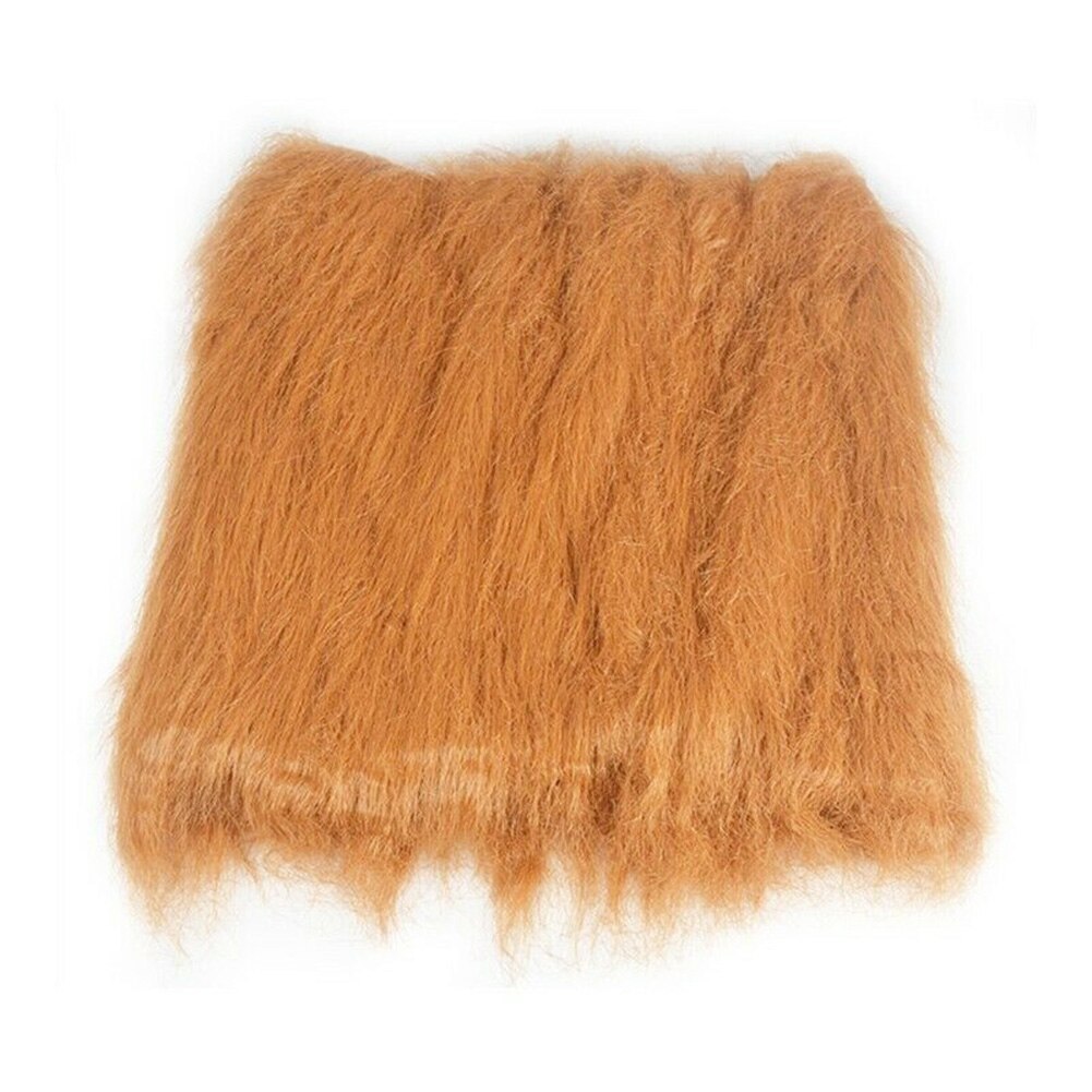 Pet Costume Lion Mane Wig with/without Ears for Large Dog Halloween Clothes Fancy Dress up DIN889