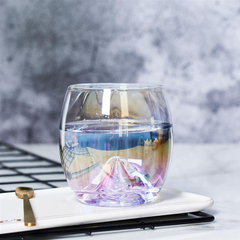 Glass Cup Heat-resistant Rainbow Wine Glass Water Glass Drinking Glass Beer Mug Tea glass Whiskey Glass Cups Drinkware
