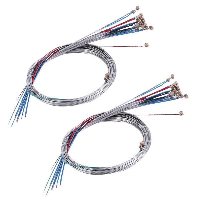 40X Violin Strings E-A-D-G Core Steel+Nickel Wound Exquisite Stringed Musical Instrument Parts Accessories: Default Title