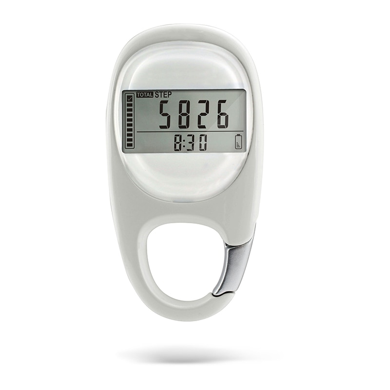 Pedometer Belt Clip Pedometer Walking Steps Count KM Distance Calculation Counter Digital Pedometers Fitness Equipment