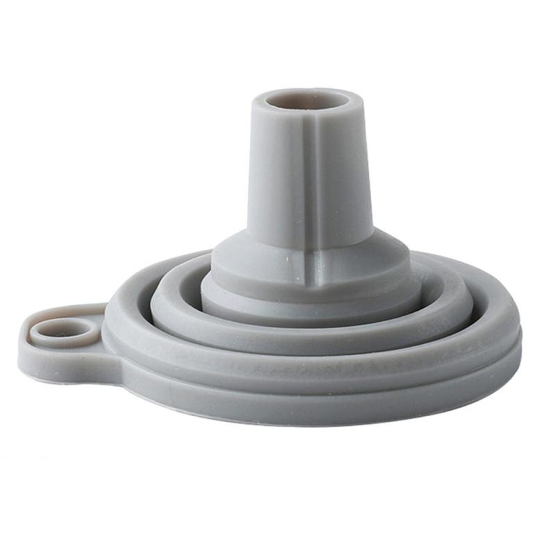 Mini entonnoir pliable en Silicone entonnoir pliable entonnoirs portables pliants être suspendus outils de cuisine de distribution de liquide domestique
