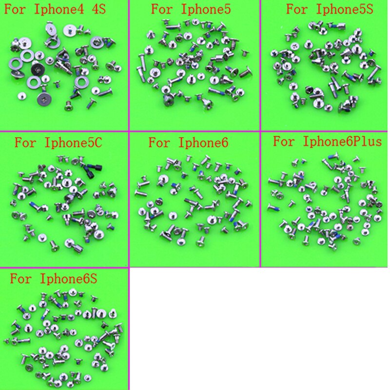 10 sets handy-wartungszubehör komplettset schrauben für iphone 4 4s 5 5s 5c 6 6s