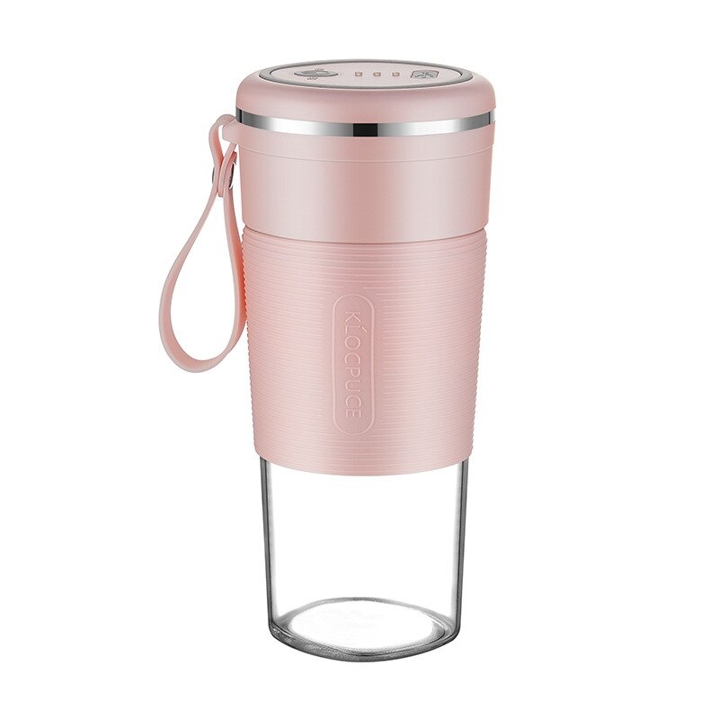 Personal Smoothie Blender, Portable Blender Travel, Battery Powered USB 300ML Juicer Electric For Home,Office,Sports,Outdoors: Pink