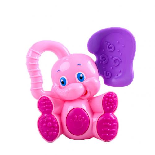 Leuke Herten Olifant Dier Baby Rammelaar Hand Grip Bell Developmental Kinderziektes Speelgoed: Little Elephant