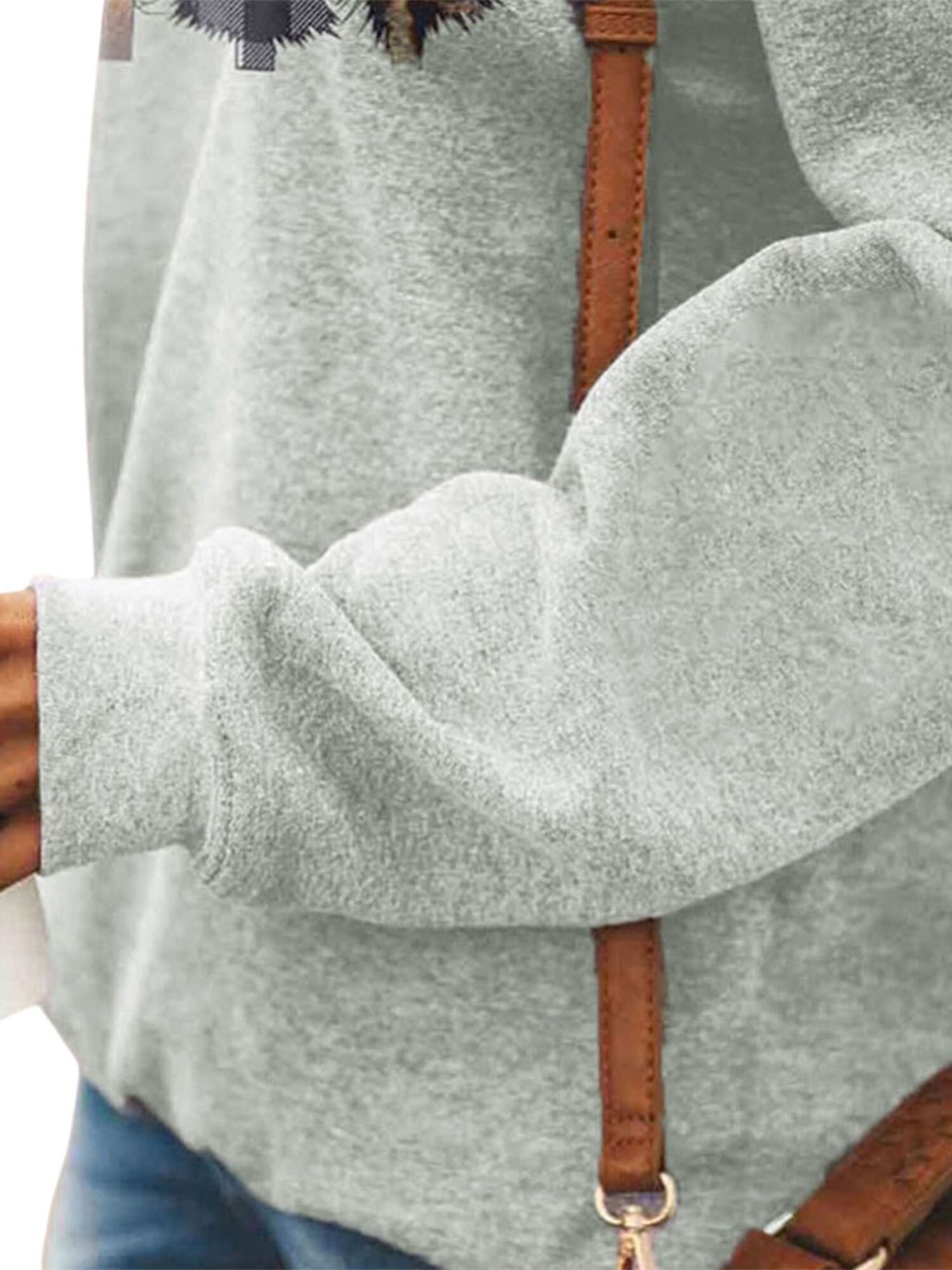 Women Christmas Trees Print Running T-Shirts Round Neck Long Sleeve Sportwear Casual Breathable Tracksuit For Fitness Yoga Gym