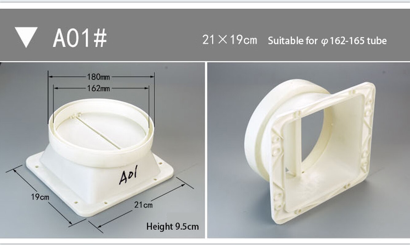 Uitlaatklep Rook Klep Klep Klep Afzuigkap Onderdelen Accessoires Keuken Anti Rook Luchtuitlaat Terugslagklep: A01