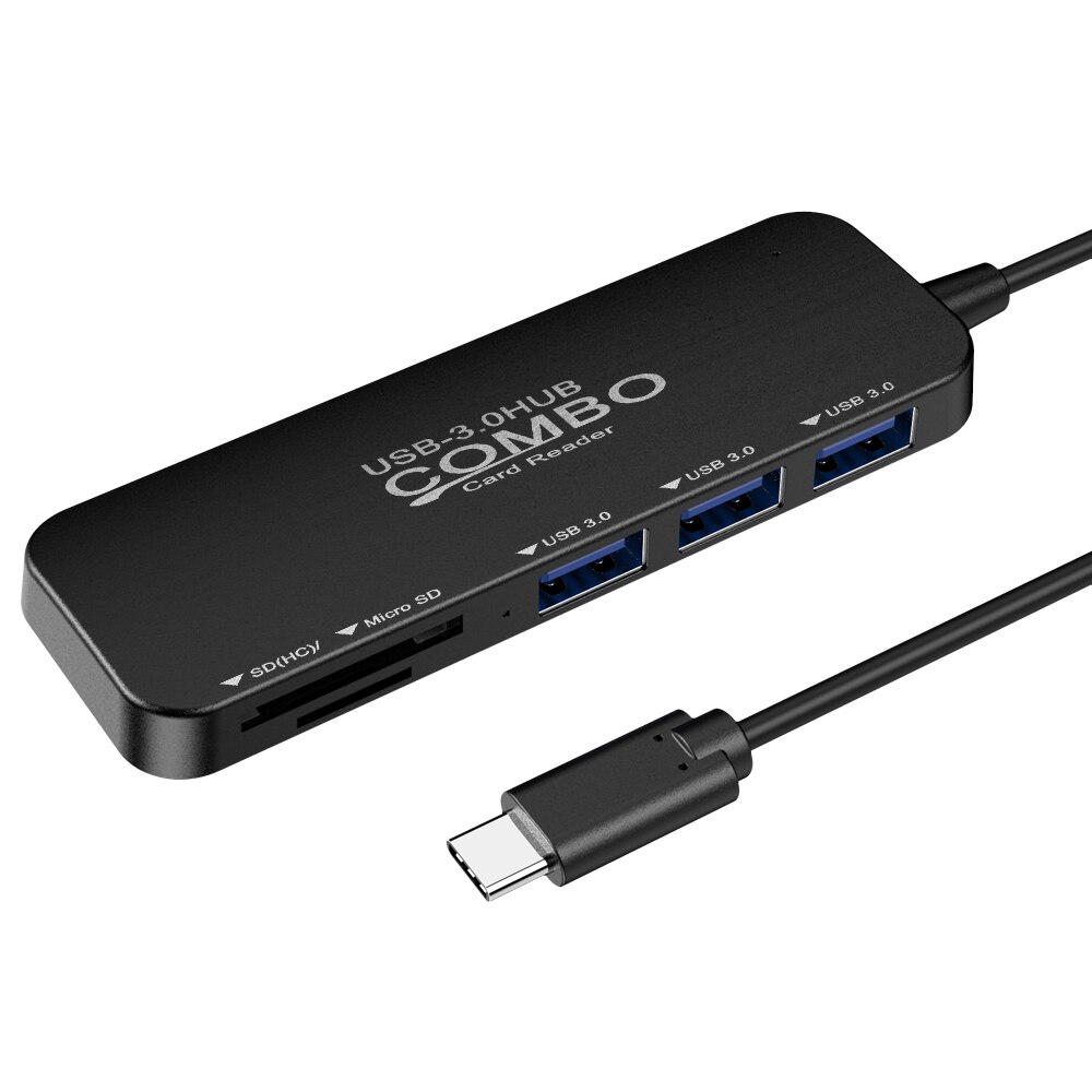 Mini USBC HUB Typ C Zu Multi USB 3,0 TF/SD Kartenl... – Vicedeal