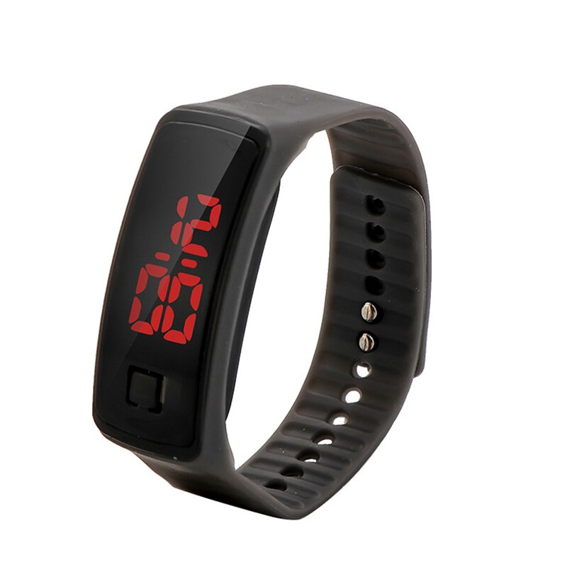 Watches LED Digital Watch LED Touching Screen with Silicone Strap Luminous Casual Clock Watch Wrist Unisex Wristwatch H-best