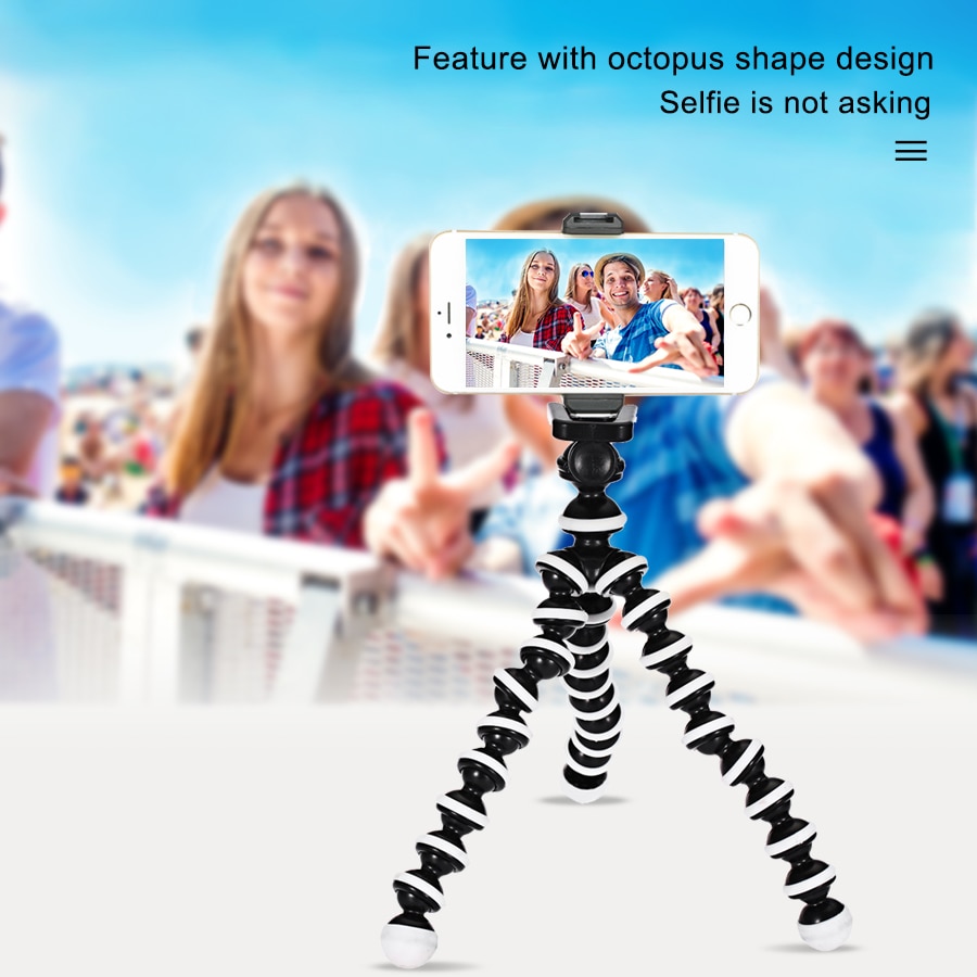 Jumpflash Octopus Mini Tripod Bracket Portable Flexible Smartphone Clip Holder Camera Stent Smartphone Tripods Foldable Desktop