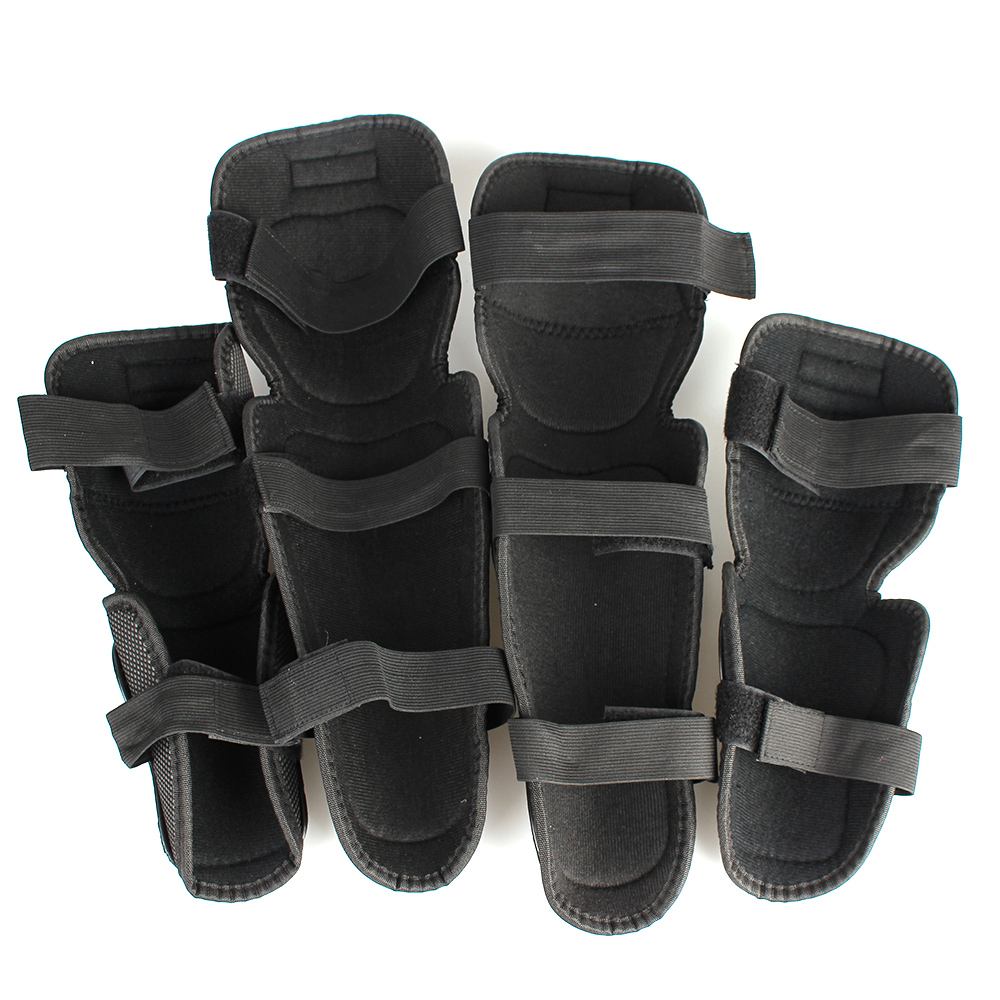 Protezioni per pattinaggio da motocross Accessori per moto Ginocchiere protettive per gomiti 4 pezzi/set Equipaggiamenti protettivi per equitazione