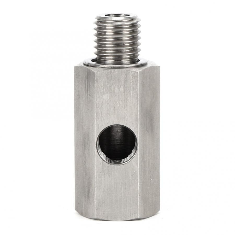 turbosprężarka czujnik ciśnienia oleju trójnik adapter akcesoria samochodowe ze stali nierdzewnej akcesoria samochodowe m12x1, 5 1/8 NPT