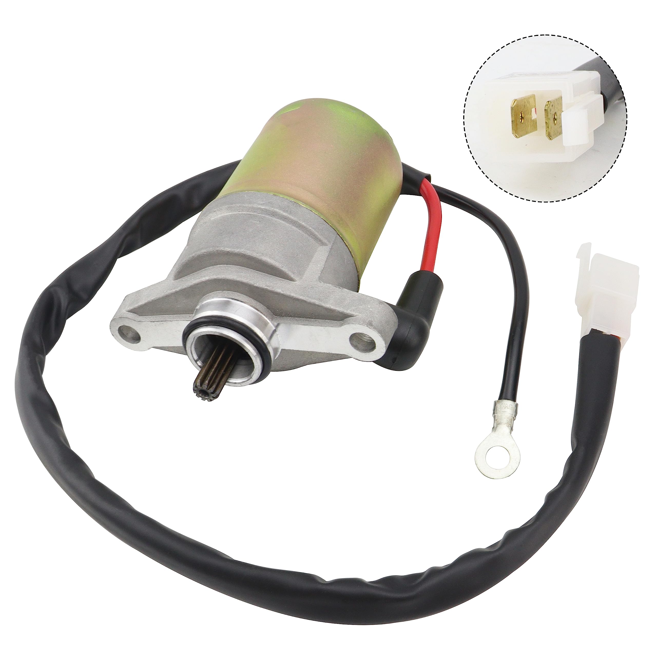 Starter Bendix Relay for GY6 47cc 49cc 50cc 60cc 80cc 100cc 4-Stroke 139QMB 139QMA 147QMD ATV Scooter Moped for TaoTao Jonway