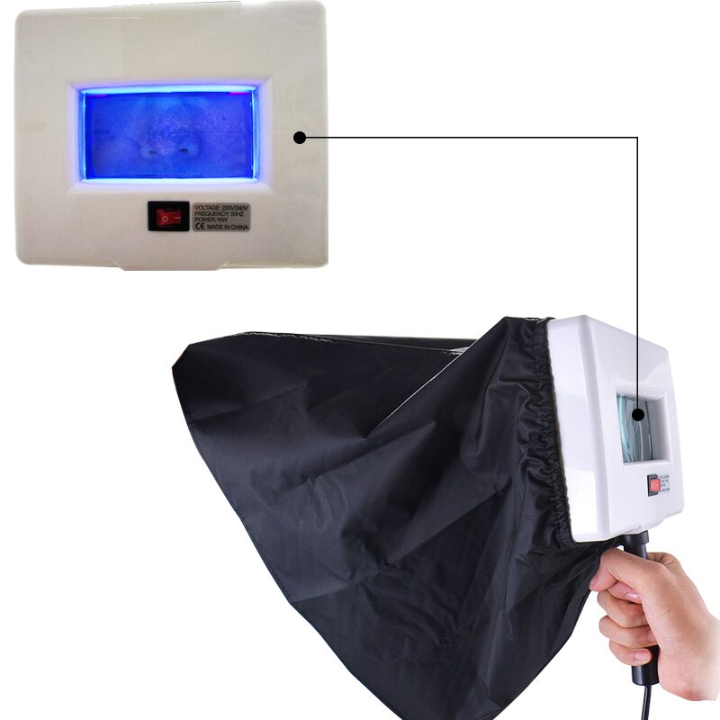 Lamp Facial Skin Testing Wood Lamp Skin UV Analyzer Examination Magnifying Analyzer Lamp Machine with Protective Cover Lamp SPA