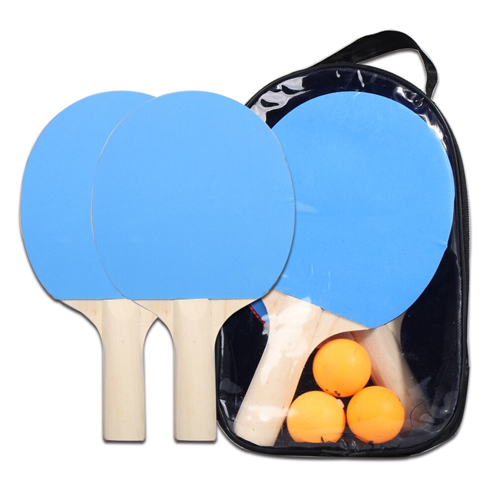 Lichtgewicht tafeltennis racket en ballen set krachtige korte steel tafeltennis paddle racket set sportuitrusting: Set 6