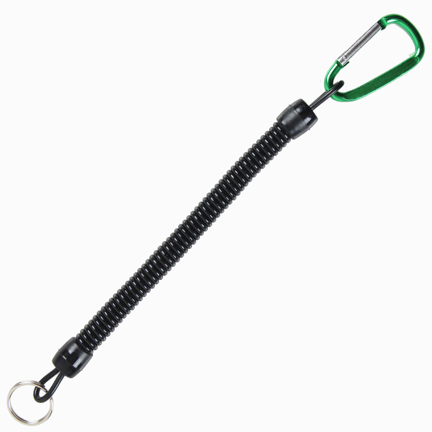 Cuerda de resorte antipérdida multifunción para submarinismo, accesorios de pesca submarina, cuerda de seguridad para antorcha de cámara subacuática
