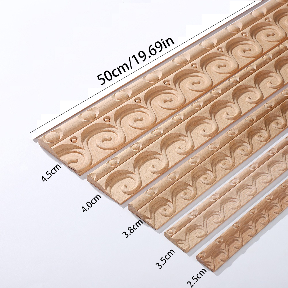 Decoratieve houten lijstwerk Houten meubilair Toepassingen Stickers voor muren Houten hoekkast Applique Home Decor Artikelen Beeldjes