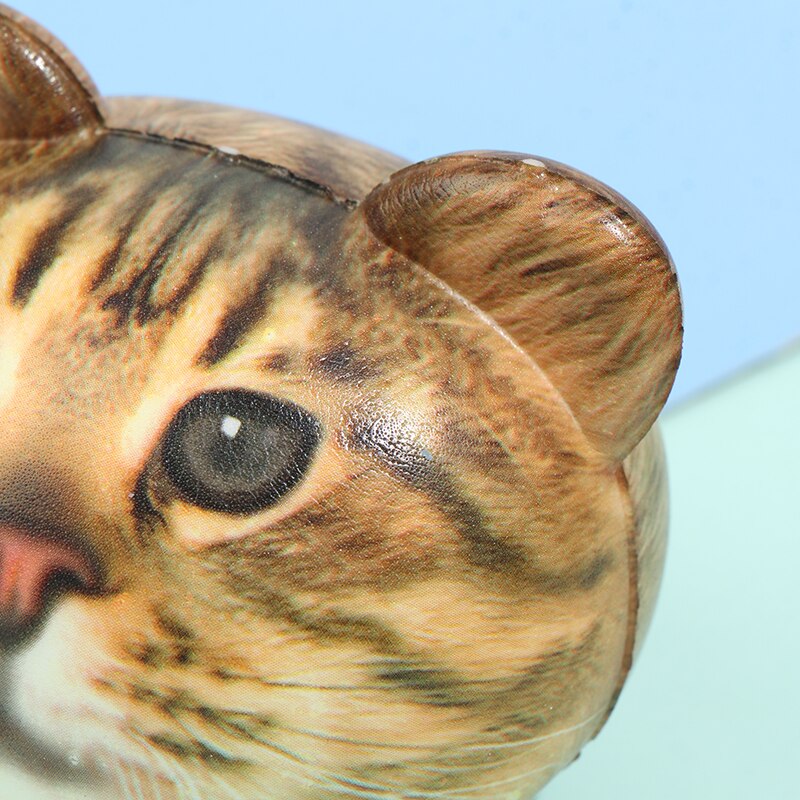 Gesimuleerde kleurenprint panda hoofd langzaam stuiterend dierenhoofd decompressie speelgoed