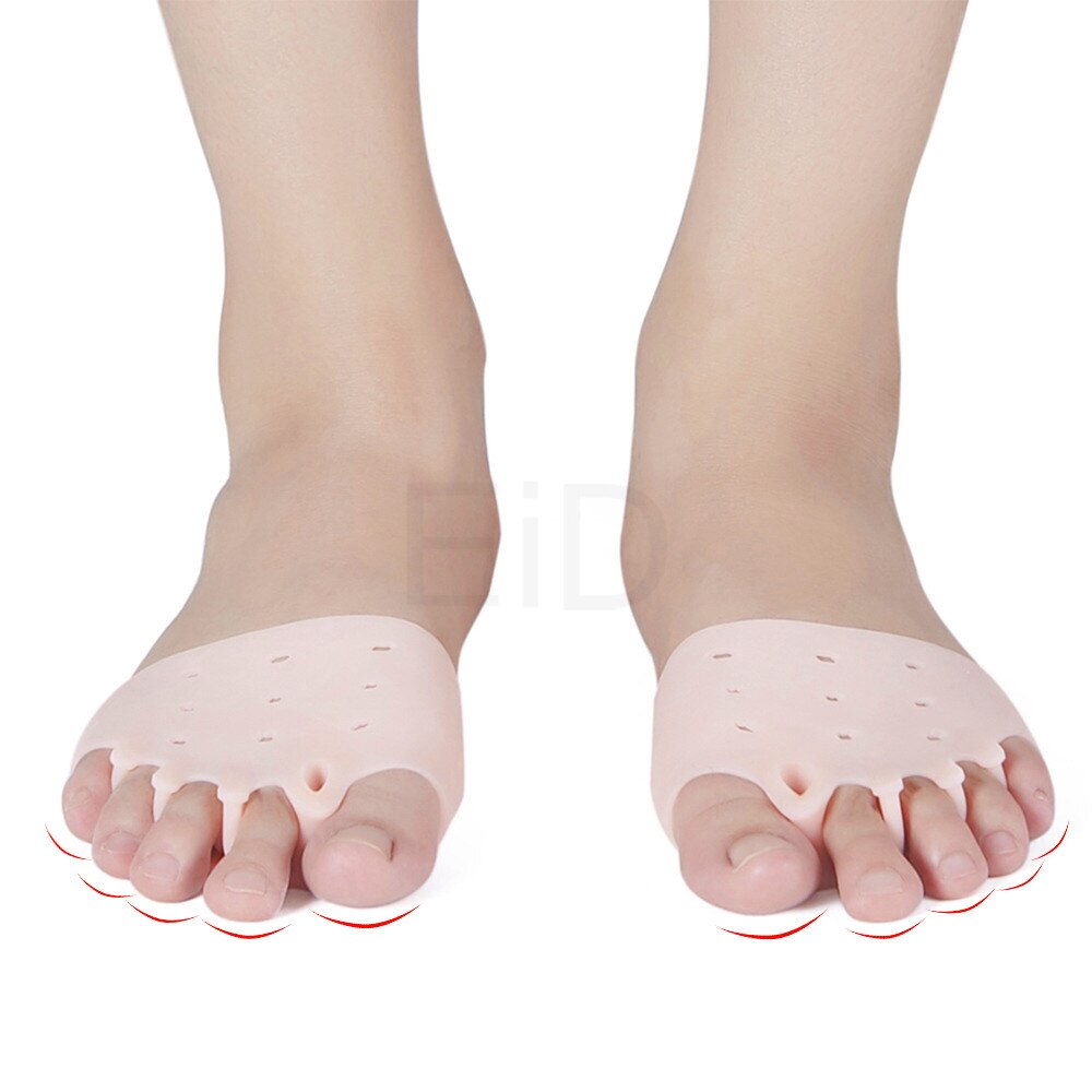 Indlægssåler hallux valgus orthotics knystpuder til separate alle tå store ben ortopædiske fodhammer korrektor separator indlæg pude